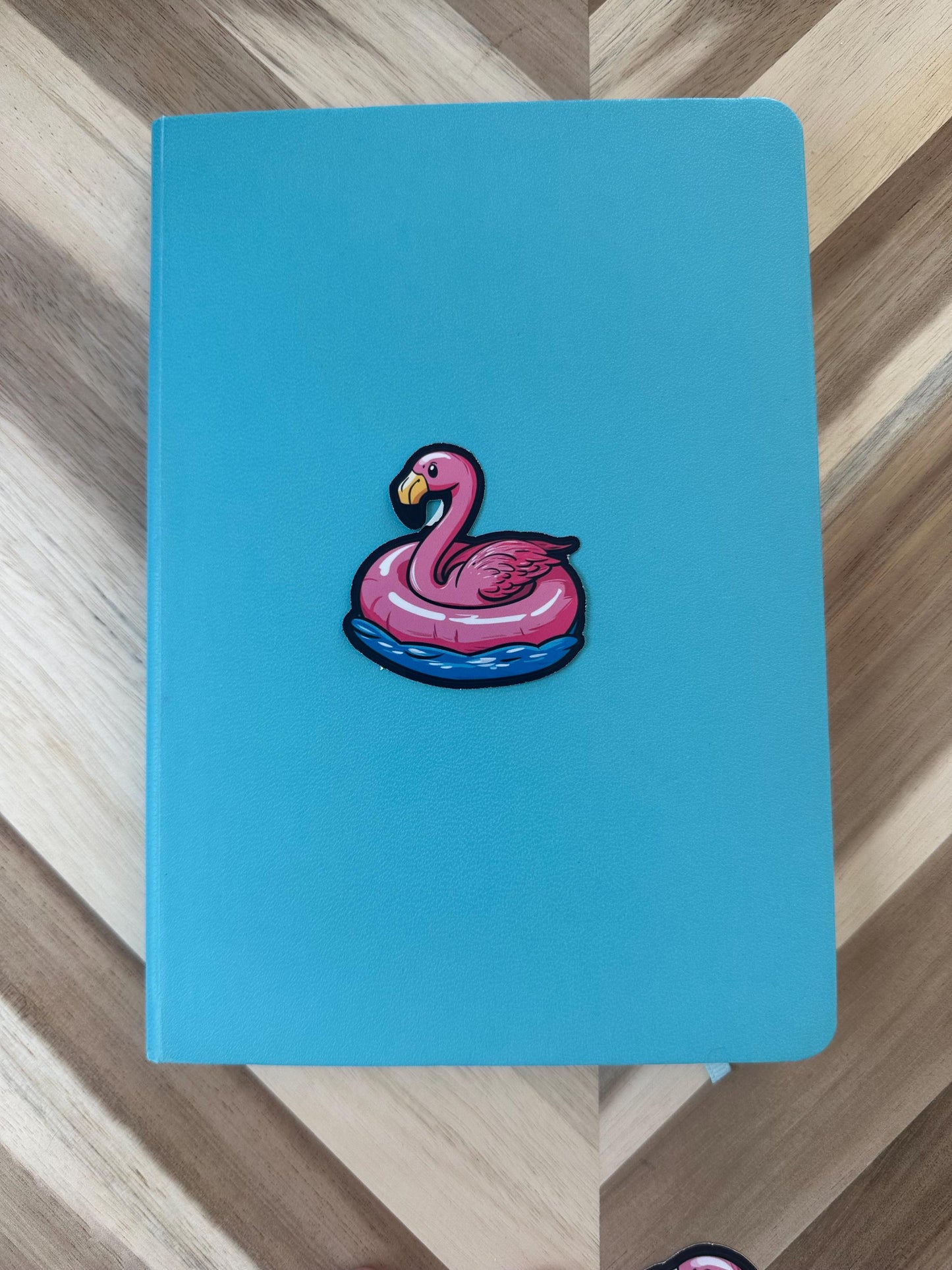 Flamingo Pool Float Sticker: Pink Summer Vinyl Decal