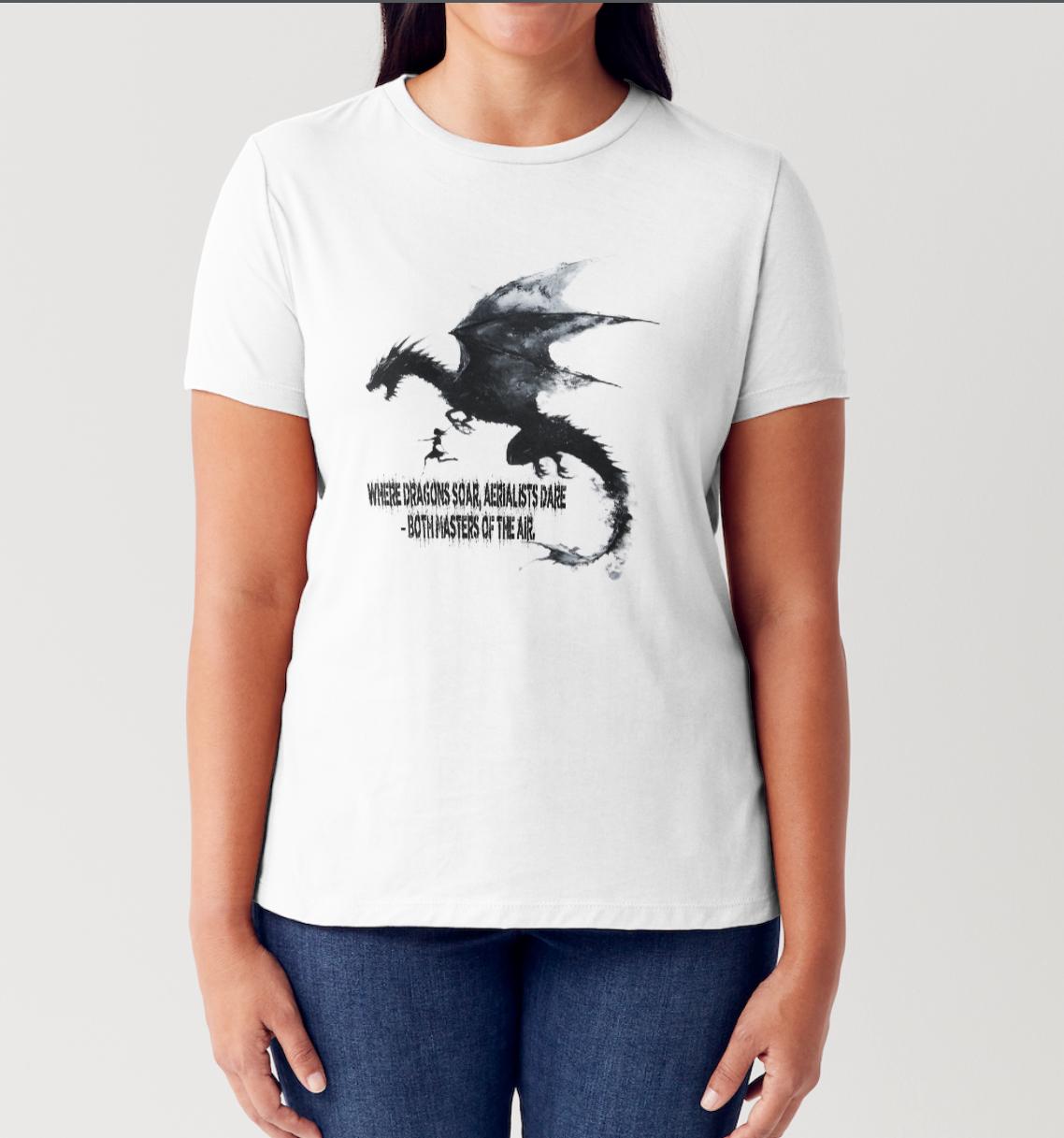 Magical Aerialist Dragon Rider T-Shirt - Fantasy Apparel