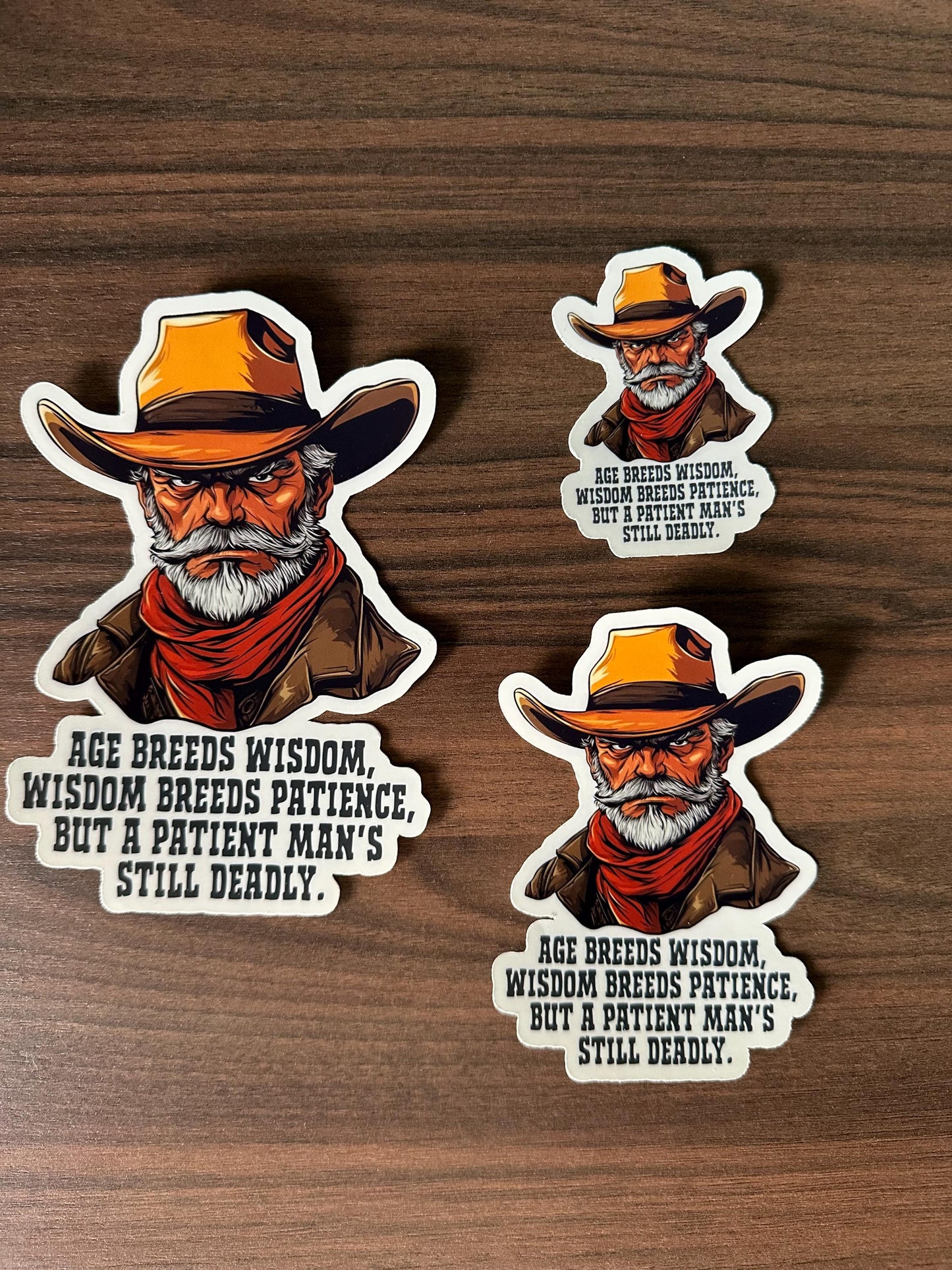 Old West Wisdom Sticker