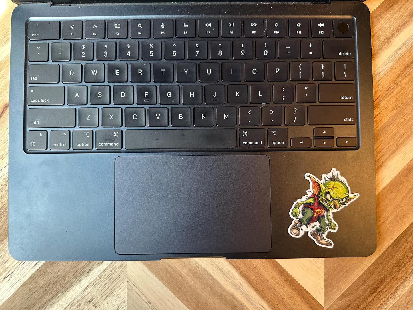 Green Goblin Vinyl Sticker | Fantasy Creature Decal | Punk Elf Art | Waterproof Laptop Sticker