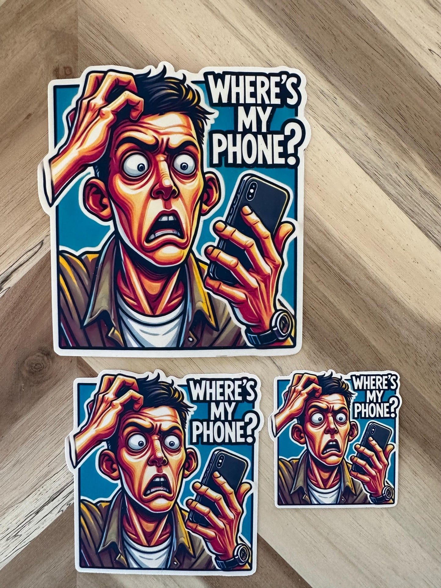Where's My Phone? Panic Mode Sticker