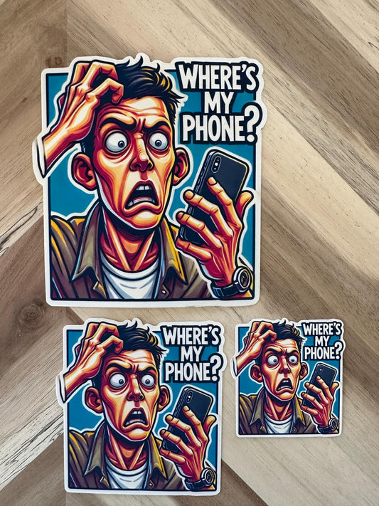 Where's My Phone? Panic Mode Sticker