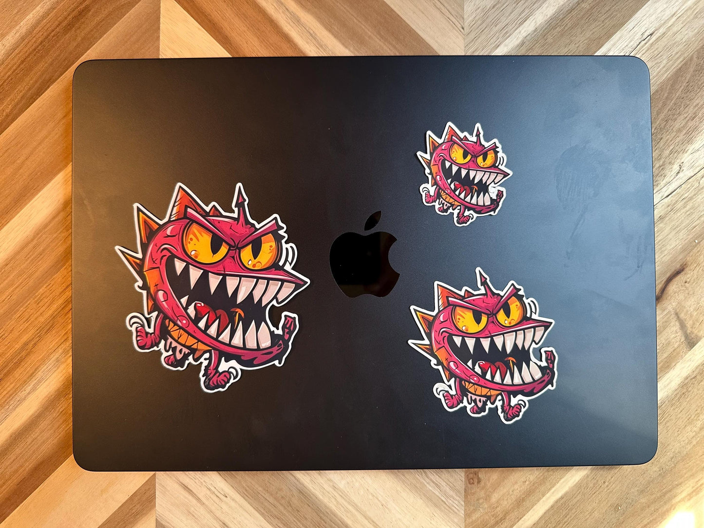 Red Mimic Monster Vinyl Sticker: D&D Gaming Decal