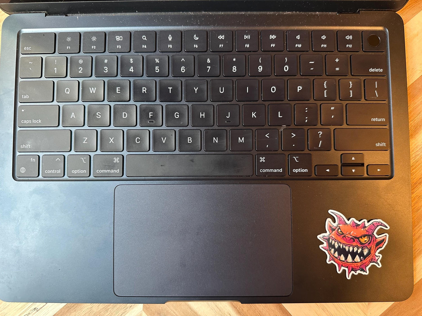 Cacodemon Vinyl Sticker | Doom Inspired Monster Decal | Fiery Red Demon Head | Creature Collection