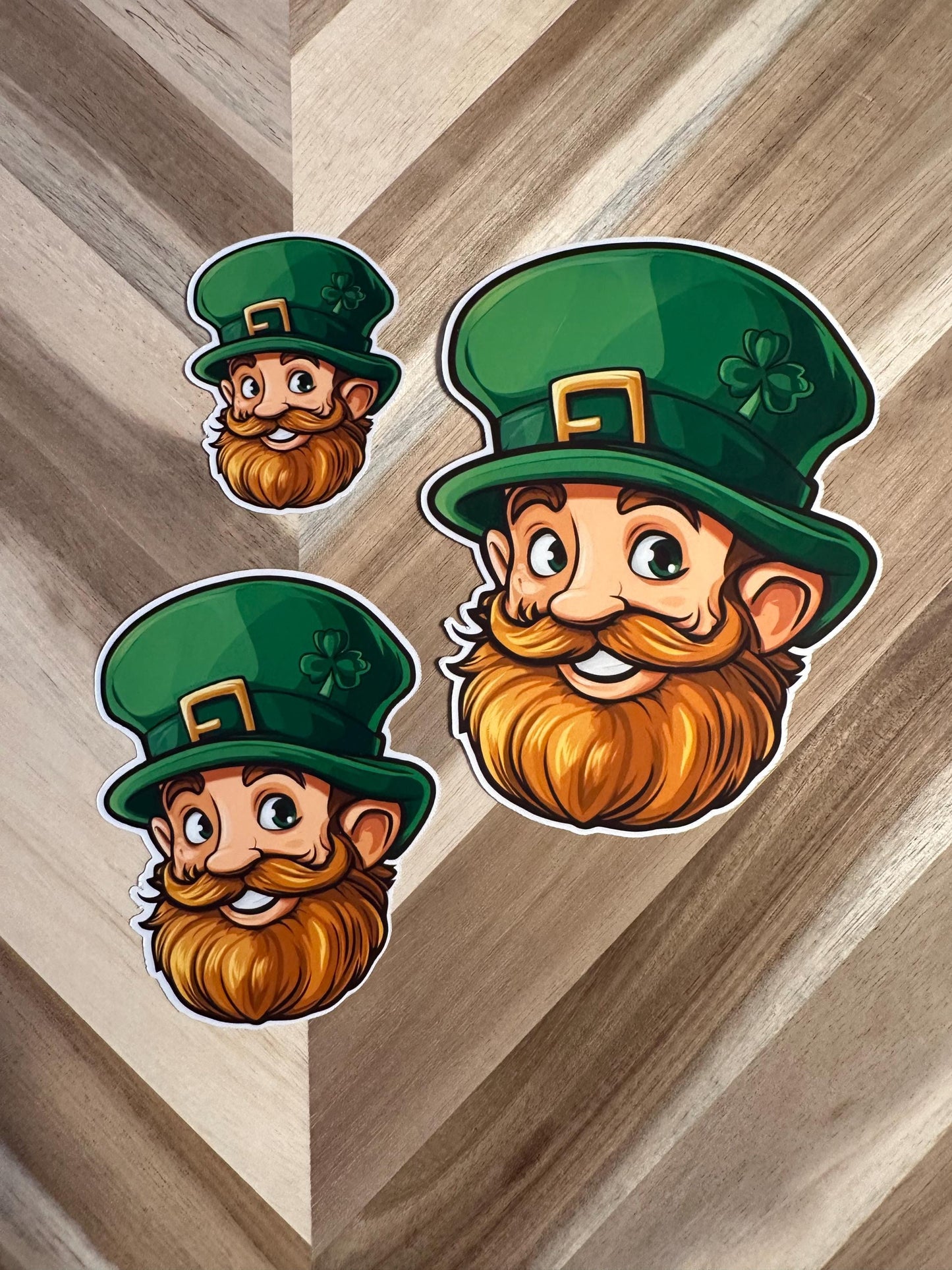 Irish Leprechaun Sticker: St. Patrick's Day Vinyl Decal