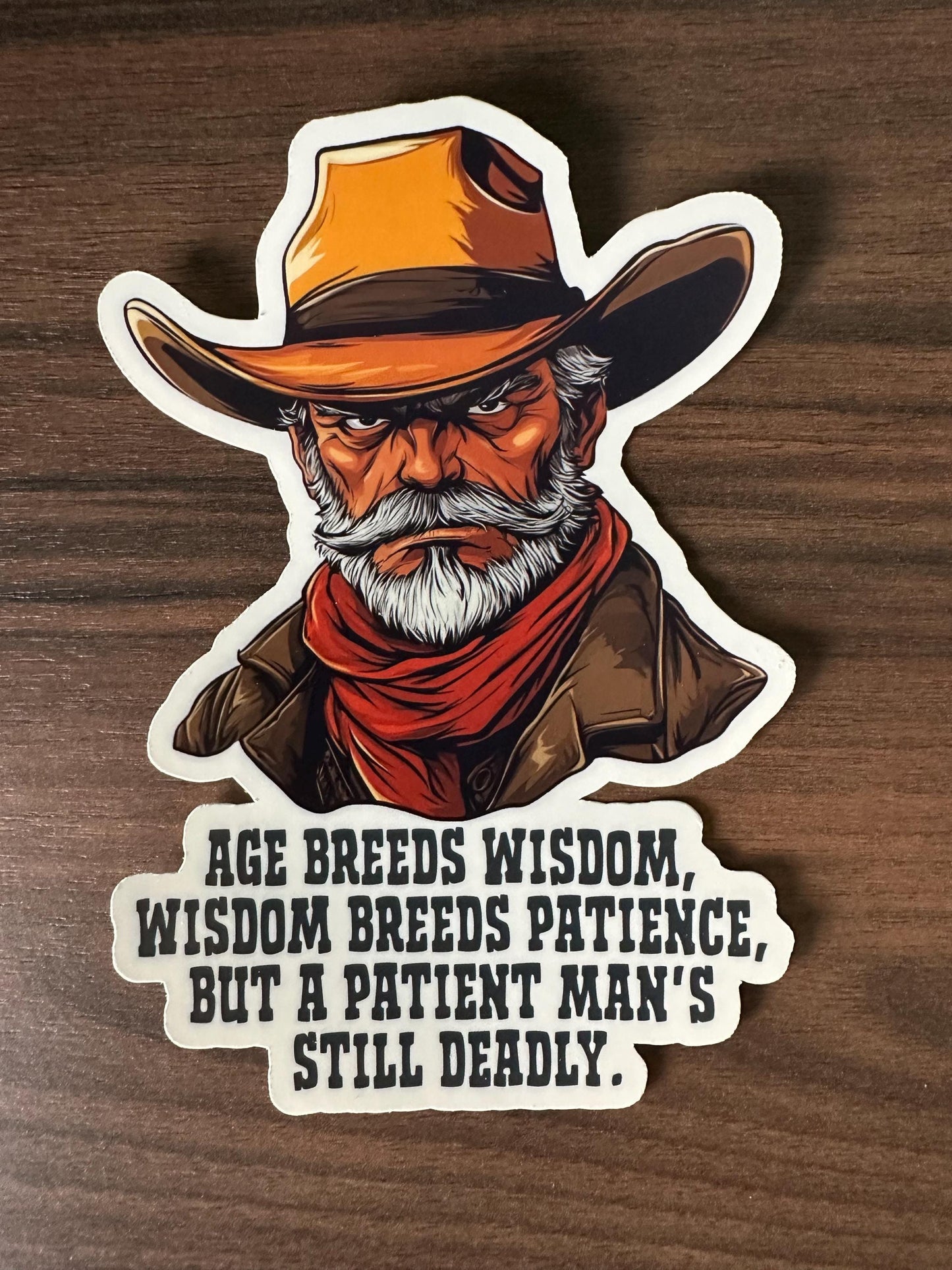 Old West Wisdom Sticker
