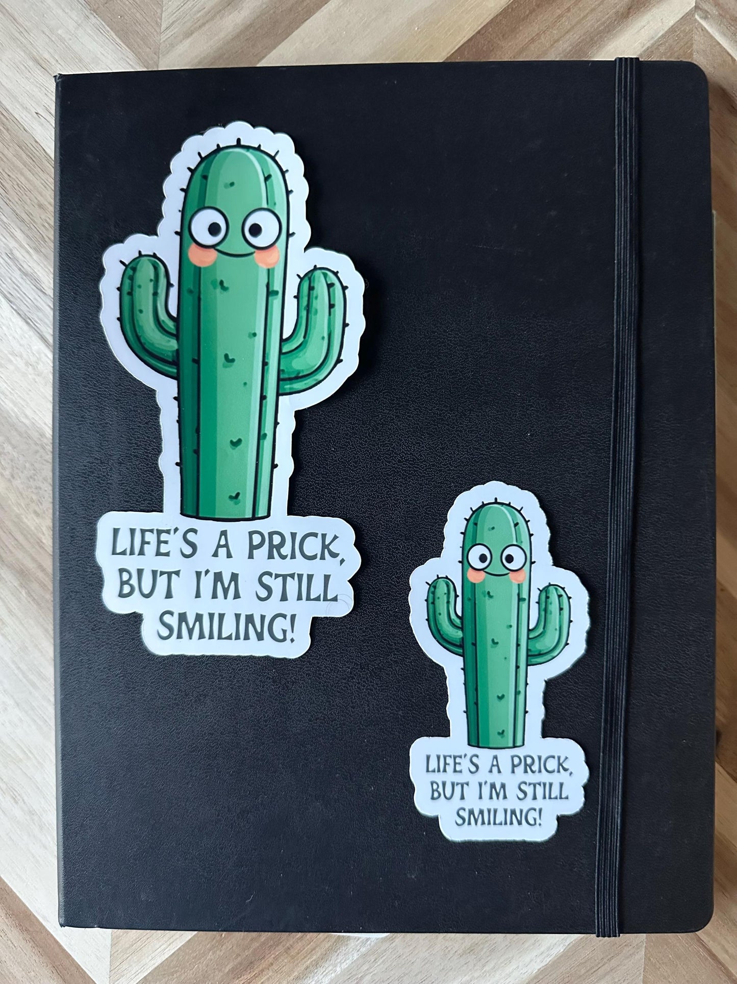Funny Cactus Sticker: Life's A Prick - Waterproof Vinyl Decal