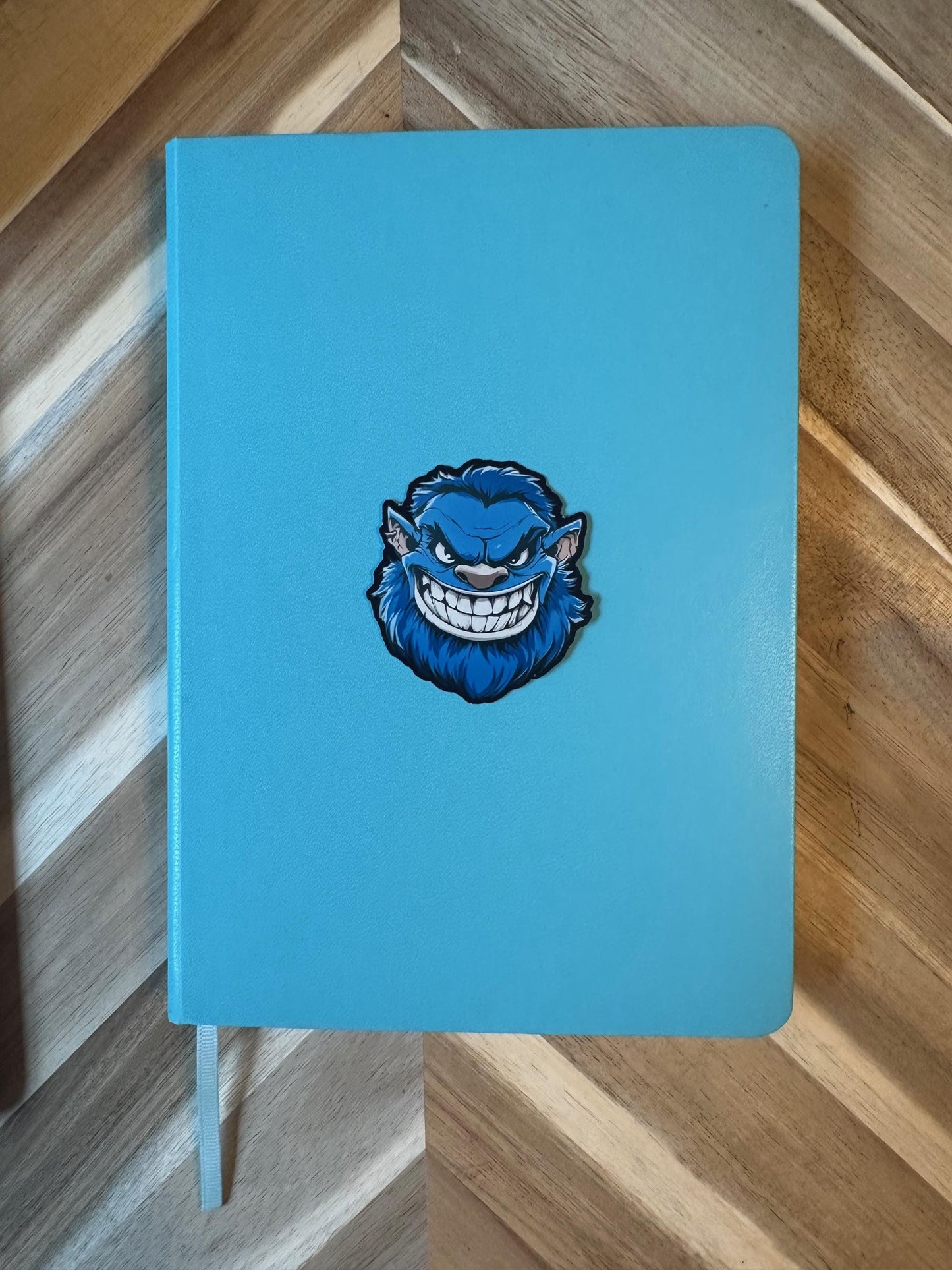 Blue Monster Vinyl Stickers | Waterproof Decals | Car Laptop Phone Gaming Decoration | Blue Beast Character