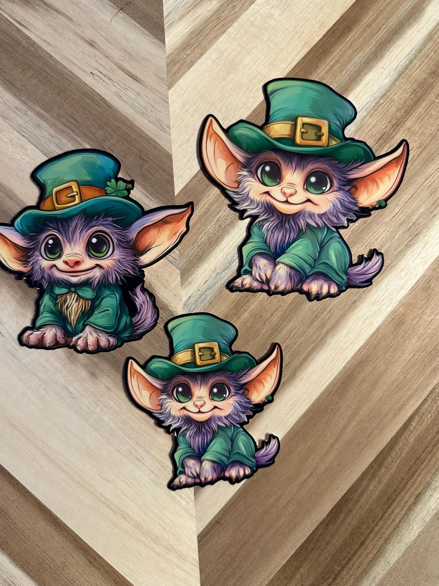 St. Patrick's Day Leprechaun Sticker | Cute Fantasy Creature Vinyl Decal | Irish Folklore Art | Kawaii Magical Character