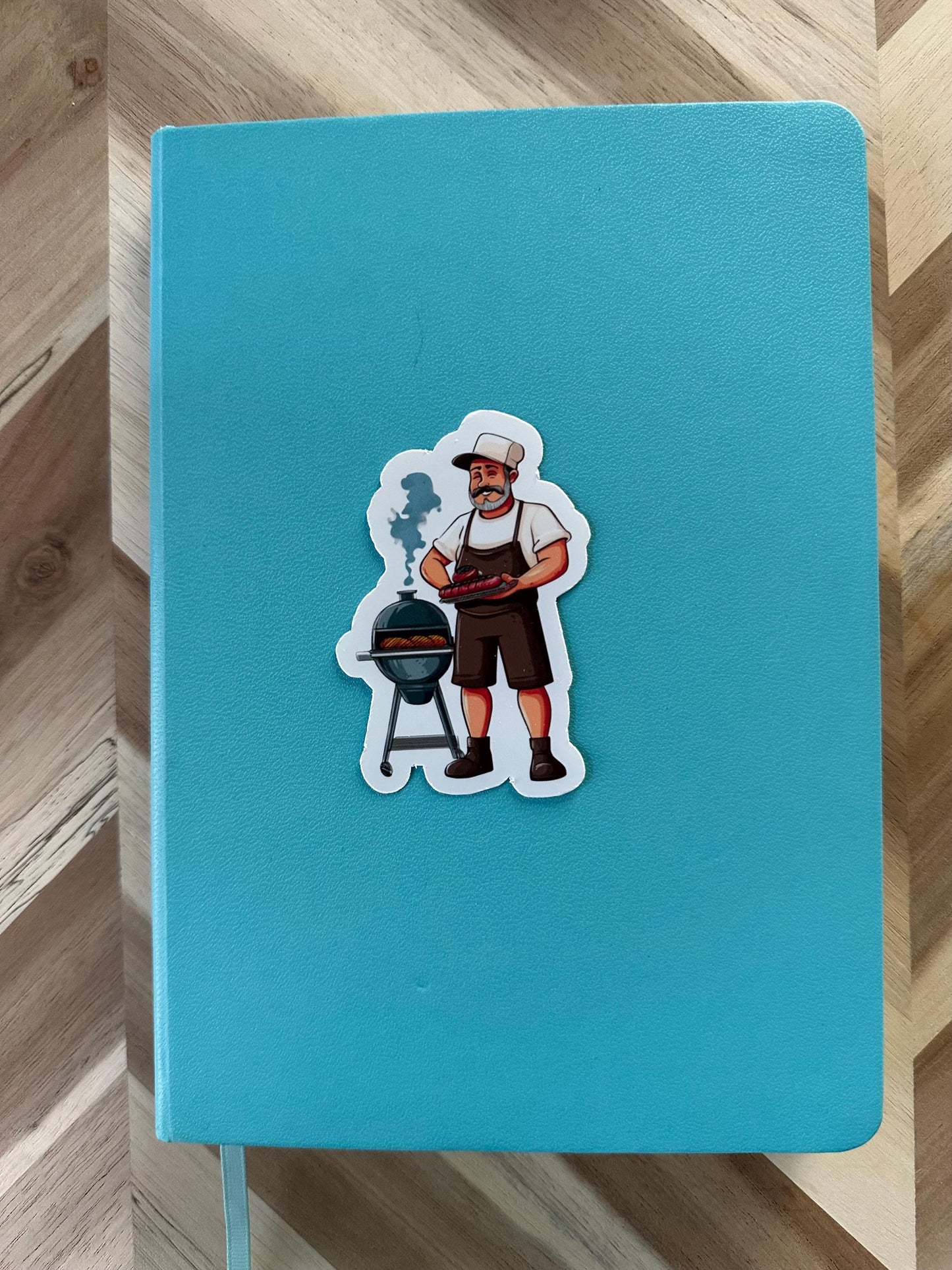 Premium BBQ Dad Sticker | Perfect Father's Day Gift for Grill Master Dads! | Grill Dad Sticker | Outdoor Cooking | Grill Lovers