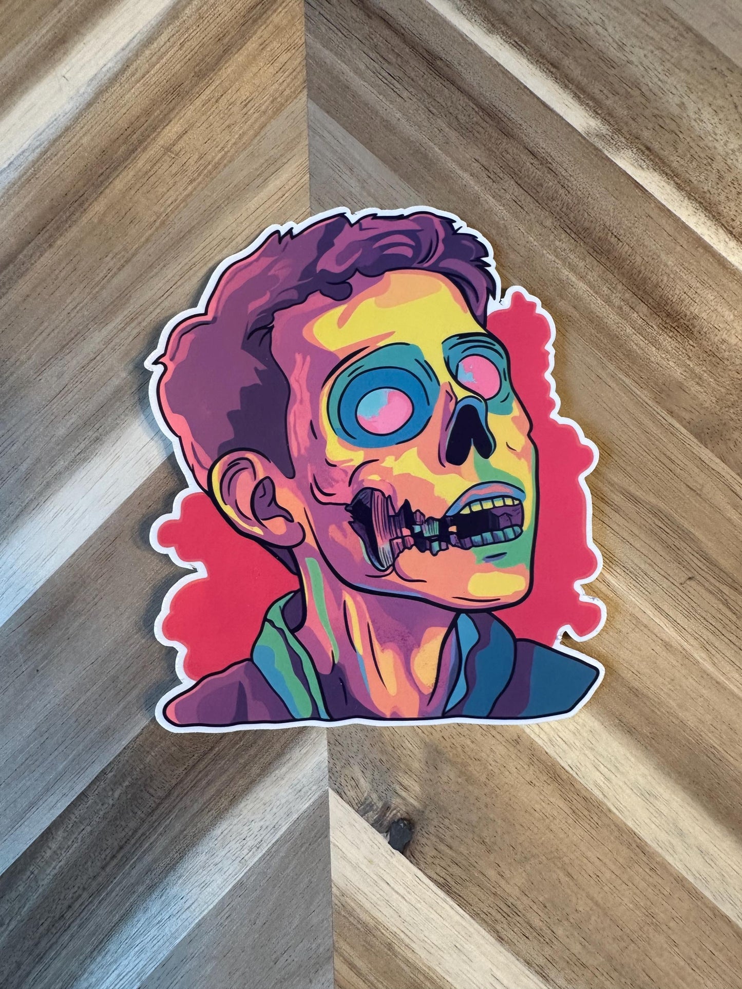 They Live Sticker: Retro Sci-Fi Horror Movie Vinyl Decal