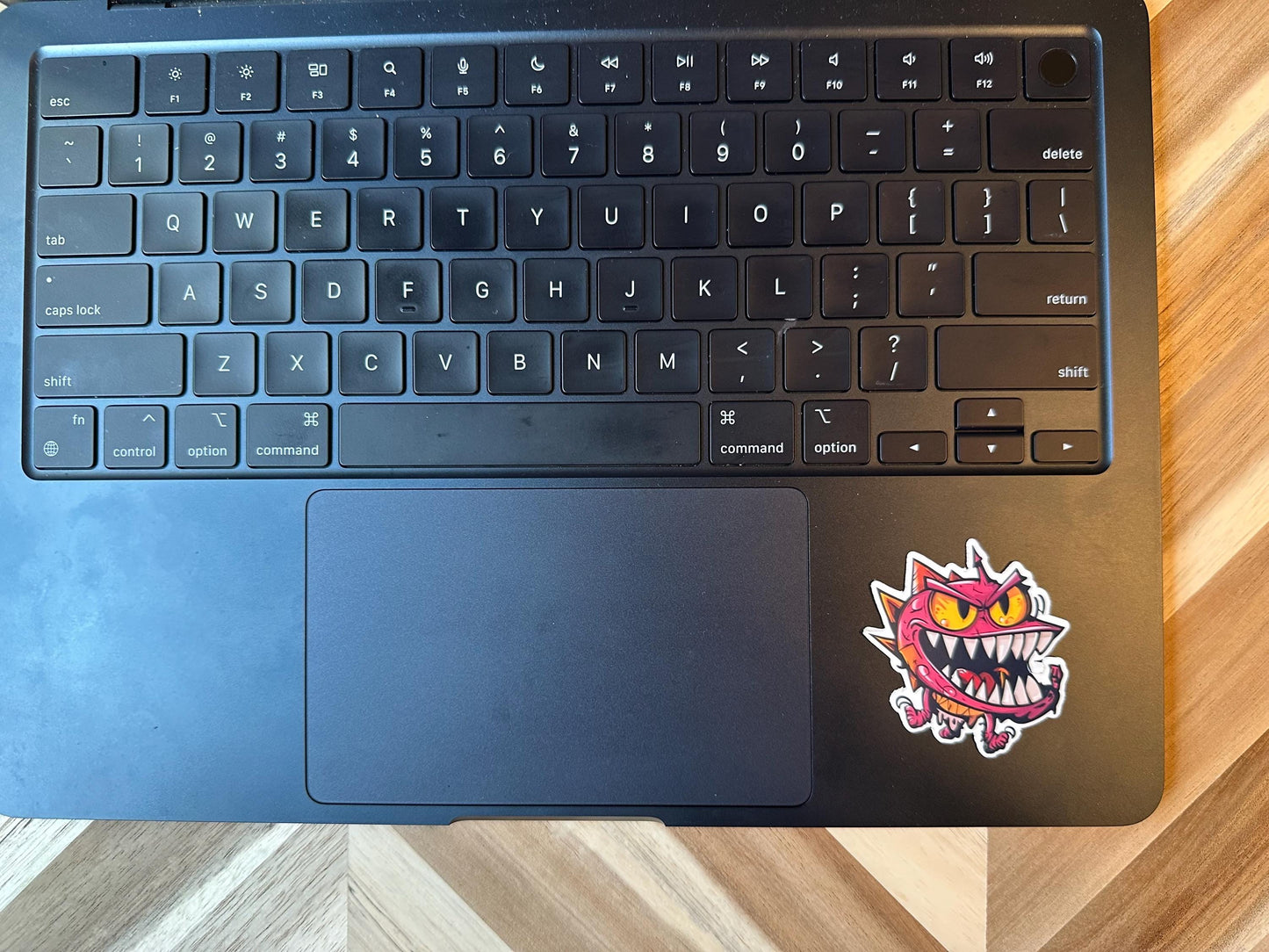 Red Mimic Monster Vinyl Sticker: D&D Gaming Decal