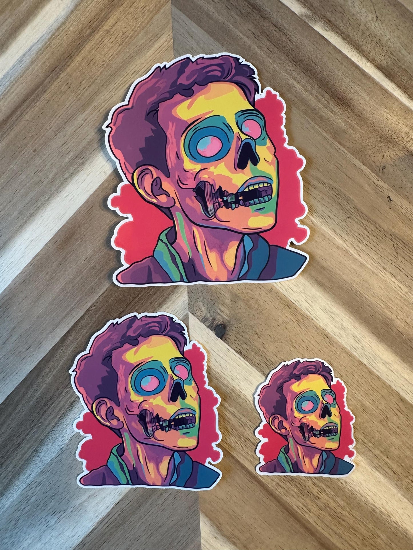 They Live Sticker: Retro Sci-Fi Horror Movie Vinyl Decal