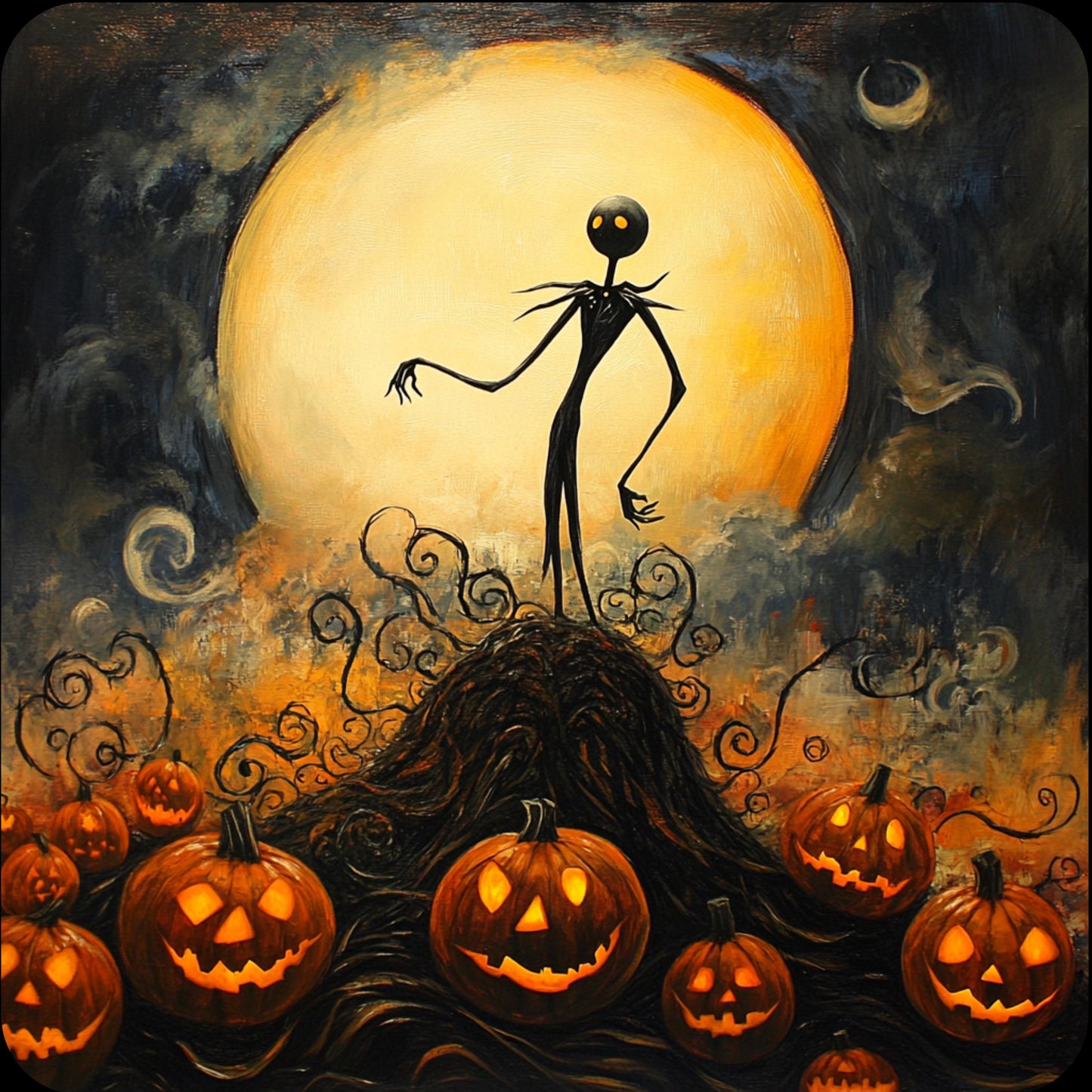 The Pumpkin King's Moonlit Serenade