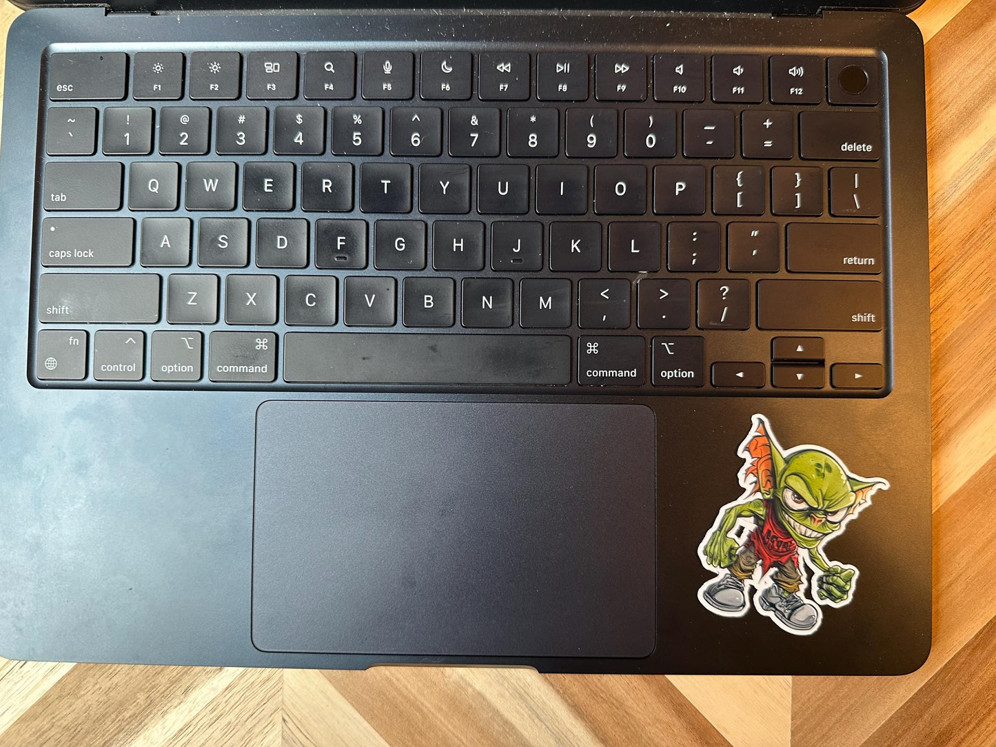 Green Gremlin Vinyl Sticker: Urban Monster Streetwear Decal