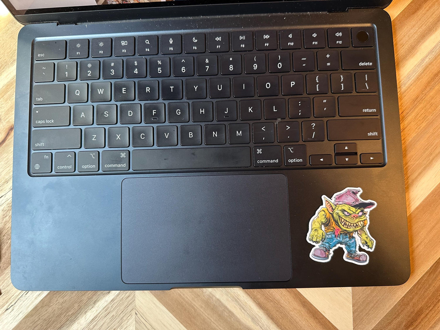 Goblin Cowboy Vinyl Sticker | Western Fantasy Creature | Monster Art | Waterproof Laptop Decal