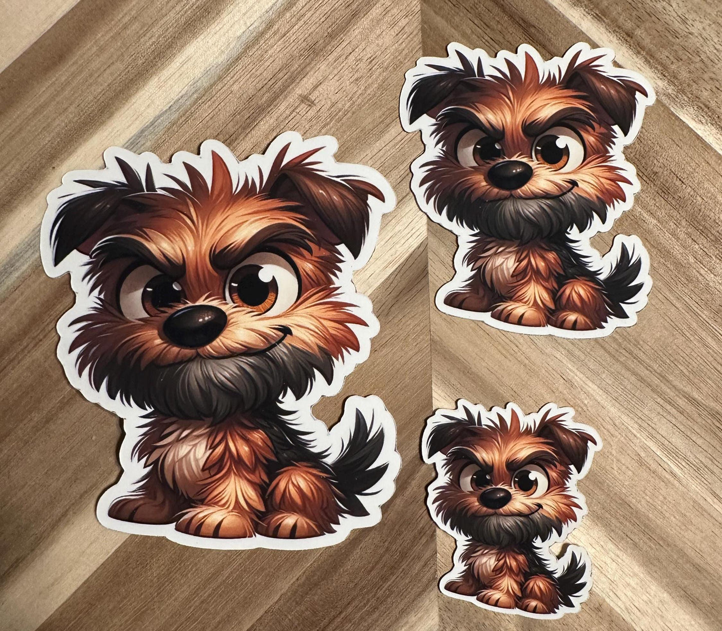 Terrier Troublemaker | Feisty Terrier Puppy Sticker