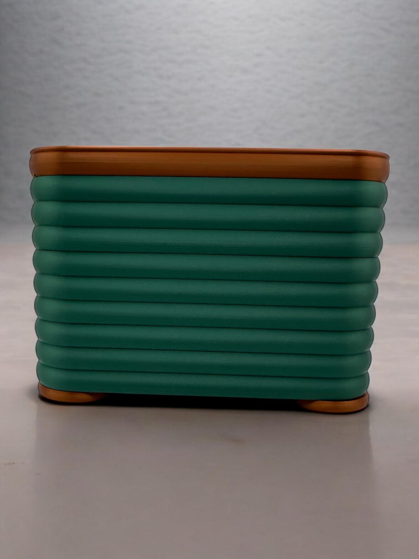 Modern 3D Printed Three-Tier Storage Box - Minimalist Desk Organizer