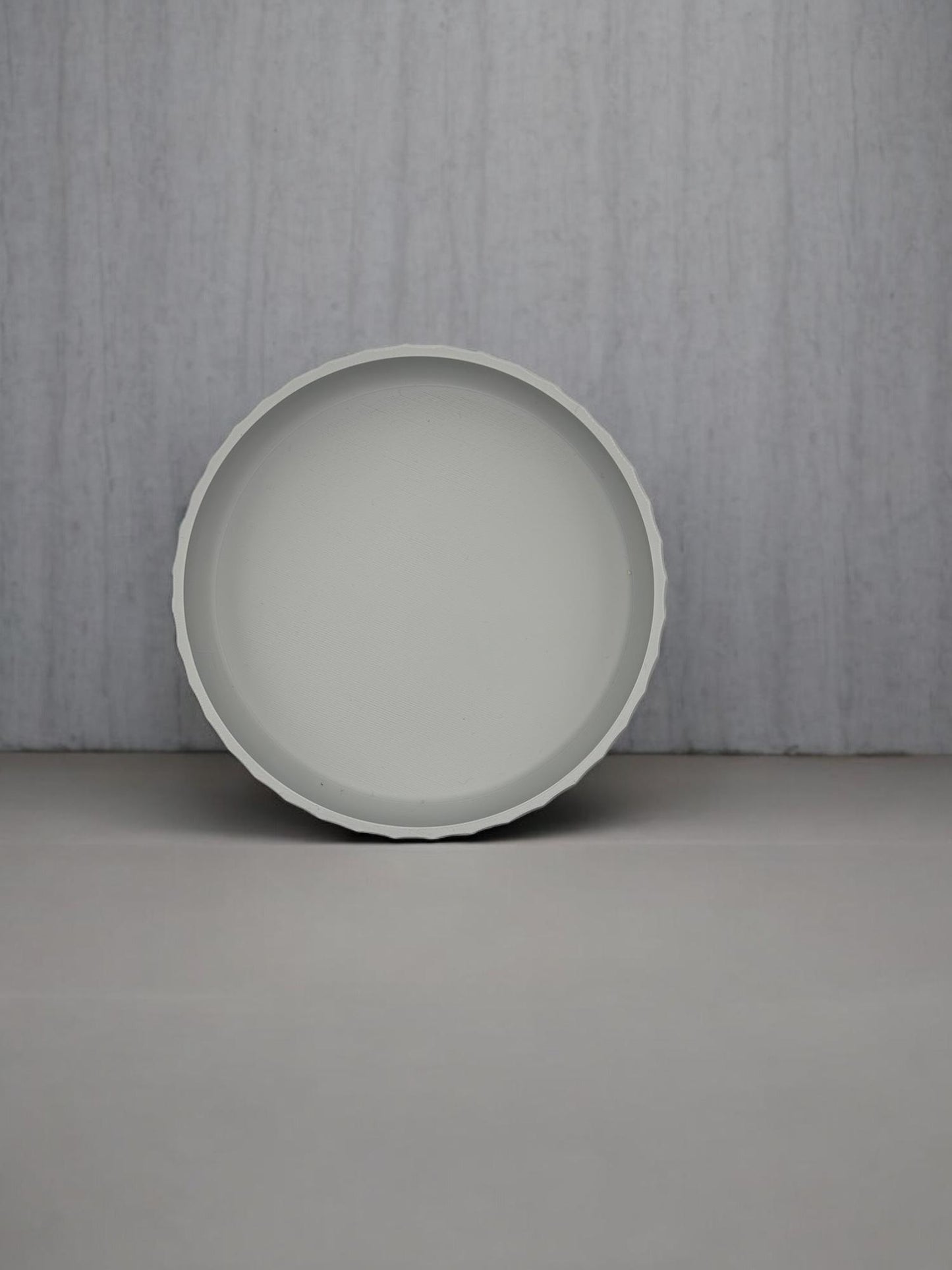 3D Printed Fluted Bowl - Minimalist Scandinavian Home Decor