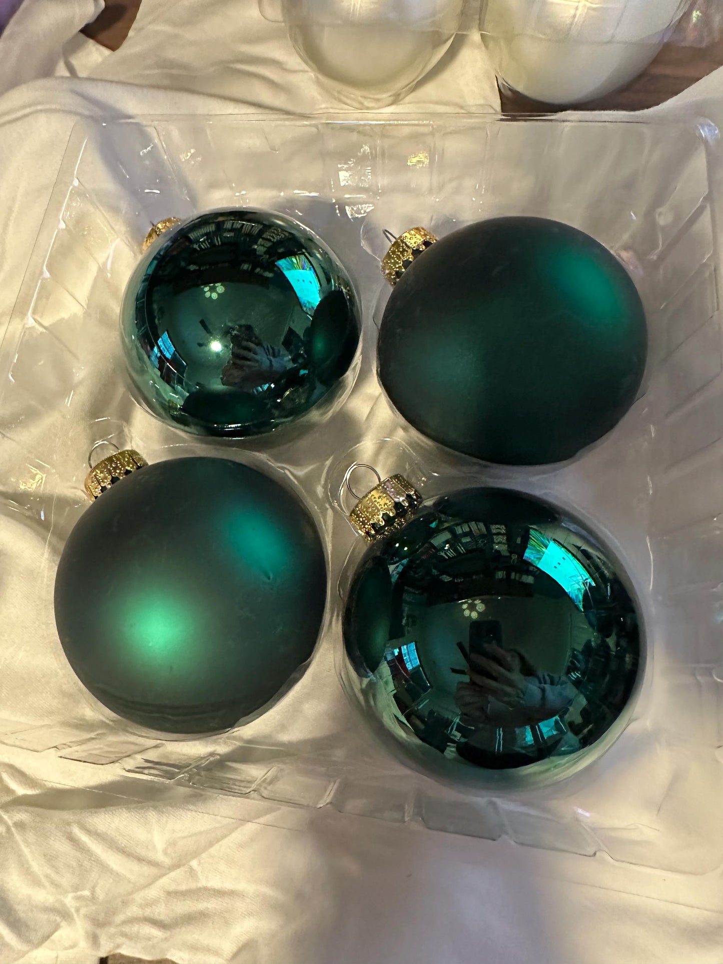 Personalized Christmas Ornament with Wooden Display Stand | Custom 3" Ball Ornament & Tree Holder | Holiday Decor Gift Set